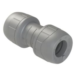 PolyPlumb Enhanced  Plastic Push-Fit Equal Straight Coupler 15mm