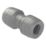 PolyPlumb Enhanced  Plastic Push-Fit Equal Straight Coupler 15mm