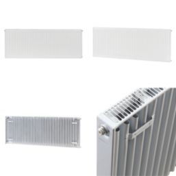 Flomasta 600mm x 1400mm 4542BTU White Type 11 Convector Radiator