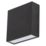 Lutec Gemini XF Outdoor LED Wall Light Black 7.4W 700lm