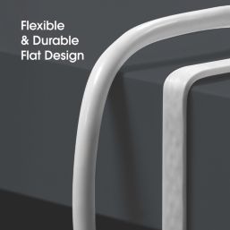 Labgear White Shielded RJ45 Cat 8 Patch Lead 1m