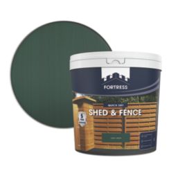 Fortress  9Ltr Dark Green Shed & Fence Stain