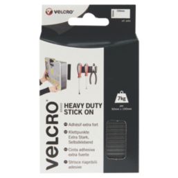Velcro Brand  Black Heavy Duty Stick-On Strips 4 Pack