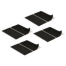 Velcro Brand  Black Heavy Duty Stick-On Strips 4 Pack