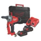 Milwaukee M18ONEFPRT-202X 18V 2 x 2.0Ah Li-Ion RedLithium Brushless Cordless Rivet Gun