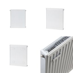 Flomasta 600mm x 400mm 1824BTU White Type 21 Convector Radiator