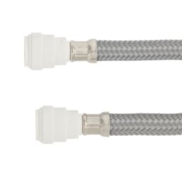 Flomasta Push-Fit EPDM Straight Flexible Hose 15mm x 15mm x 500mm