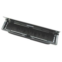 Firestop Fire Rated Intumescent Letterbox Polished Steel 306mm x 70mm