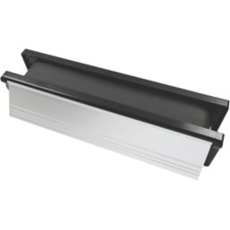 Firestop Fire Rated Intumescent Letterbox Polished Steel 306mm x 70mm