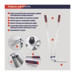 Spear & Jackson Razorsharp Pendulum Edging Shears 37" (940mm)