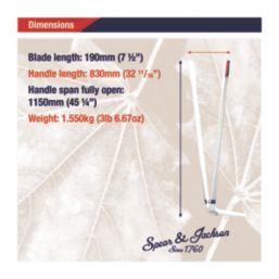 Spear & Jackson Razorsharp Pendulum Edging Shears 37" (940mm)
