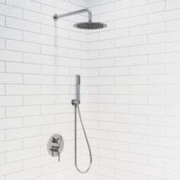 Swirl Melba Rear-Fed Concealed Chrome  Multi-Head Shower