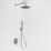Swirl Melba Rear-Fed Concealed Chrome  Multi-Head Shower