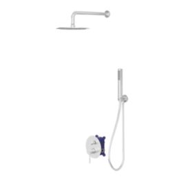 Swirl Melba Rear-Fed Concealed Chrome  Multi-Head Shower