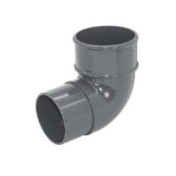 FloPlast  92.5° Round Offset Bend Anthracite Grey 68mm