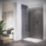 Mira Platinum Gravity-Pumped Rear-Fed Black/Chrome Thermostatic Wireless Digital Mixer Shower