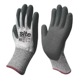 Site SWG360 Cut-Resistant Gloves Grey / Black Medium