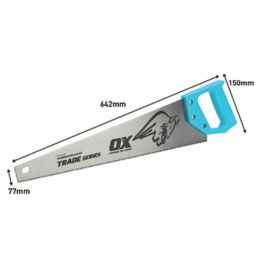OX Trade 8tpi Wood Handsaws 22" (550mm) 3 Pack