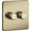 Knightsbridge  2-Gang 2-Way LED Intelligent Dimmer Switch  Polished Brass