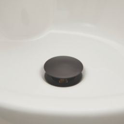 Highlife Bathrooms Slotted Pop Up Basin Waste Matt Black 60mm