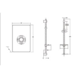 Triton Miniatures White Gloss 8.5kW  Manual Electric Shower