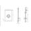 Triton Miniatures White Gloss 8.5kW  Manual Electric Shower