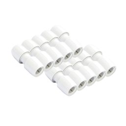 Hep2O  Plastic Push-Fit Equal Couplers 15mm 10 Pack