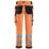 Snickers 6243 Hi-Vis Work Trousers Orange 36" W 32" L