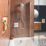 Mira Evoco Rear-Fed Concealed Chrome Thermostatic Built-In Mixer Shower & Bath Fill