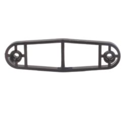 FloPlast RC9B uPVC Round Spacer Bracket Black 68mm