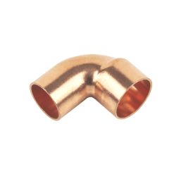 Flomasta  Copper End Feed Equal 90° Street Elbows 15mm 10 Pack