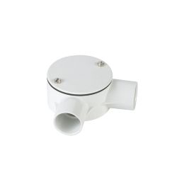 Tower 2 Way 25mm Angle Box White