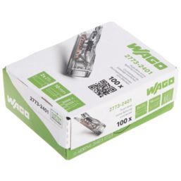 Wago 2773-2401 32A 2-Way Push-Wire Connectors 100 Pack