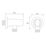 Aqualisa  Wall Outlet with Hand Shower Holder Chrome 53mm