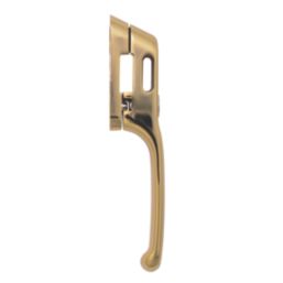 Fab & Fix Craftsman Left or Right-Handed Locking Window Handle Polished Gold