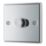 LAP  1-Gang 2-Way LED Dimmer Switch  Polished Chrome with Colour-Matched Inserts