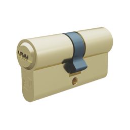 Smith & Locke  6-Pin Double Cylinder Lock 30-30 (60mm) Polished Brass