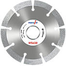 Marcrist WS650 Masonry Diamond Wall Chasing Blades 150mm x 22.23mm 2 Pack