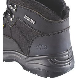 Site Onyx    Safety Boots Black Size 12
