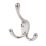 Smith & Locke Triple Robe Hook Polished Chrome 99mm