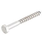 Easydrive  Hex Bolt Thread Cutting Coach Screws 10mm x 90mm 10 Pack