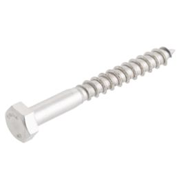 Easydrive  Hex Bolt Thread Cutting Coach Screws 10mm x 90mm 10 Pack