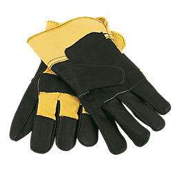 Keep Safe  Superior Rigger Gloves Black / Yellow Large