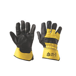 Keep Safe  Superior Rigger Gloves Black / Yellow Large