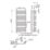 Flomasta U-Shape 1140mm x 500mm 2184BTU Anthracite Vertical Designer Radiator