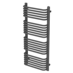 Flomasta U-Shape 1140mm x 500mm 2184BTU Anthracite Vertical Designer Radiator