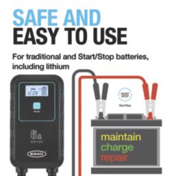 Ring RSC906 6A Smart Charger Lithium-Compatible 12V