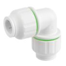Flomasta  Plastic Push-Fit Equal 90° Elbow 15mm