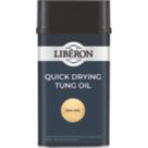 Liberon 1Ltr Clear Natural Solvent-Based Interior Wood Tung Oil