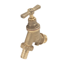Outside Tap with Double Check Valve 15mm x 1/2"